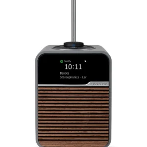 Ruark R1S Smart Radio grau Front mit Antenne