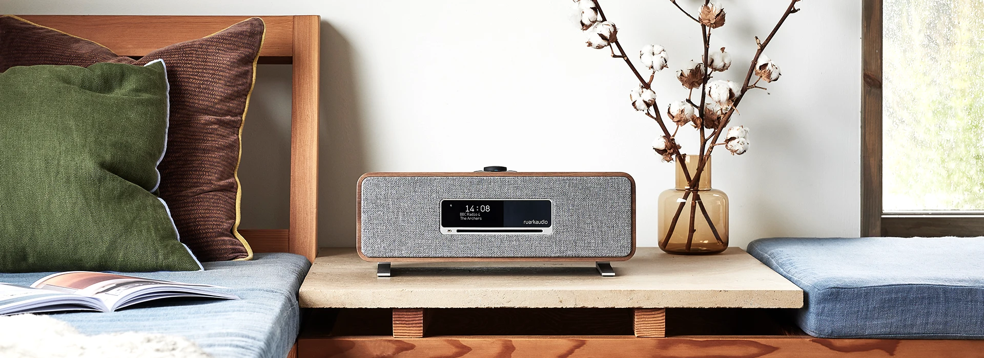 Ruark R3S kompaktes Musiksystem Walnuss
