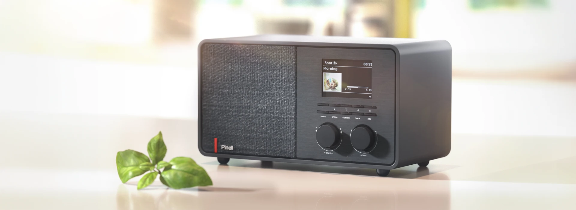 Pinell SuperSound 301 schwarz in Ambiente-Wohnumgebung