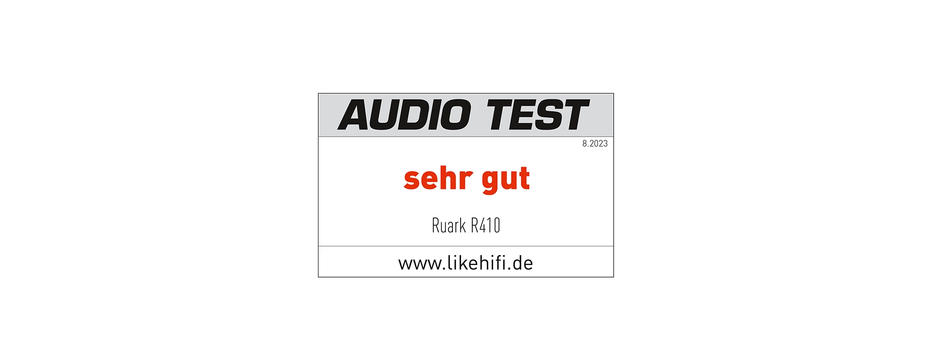 AUDIO TEST | Ruark R410