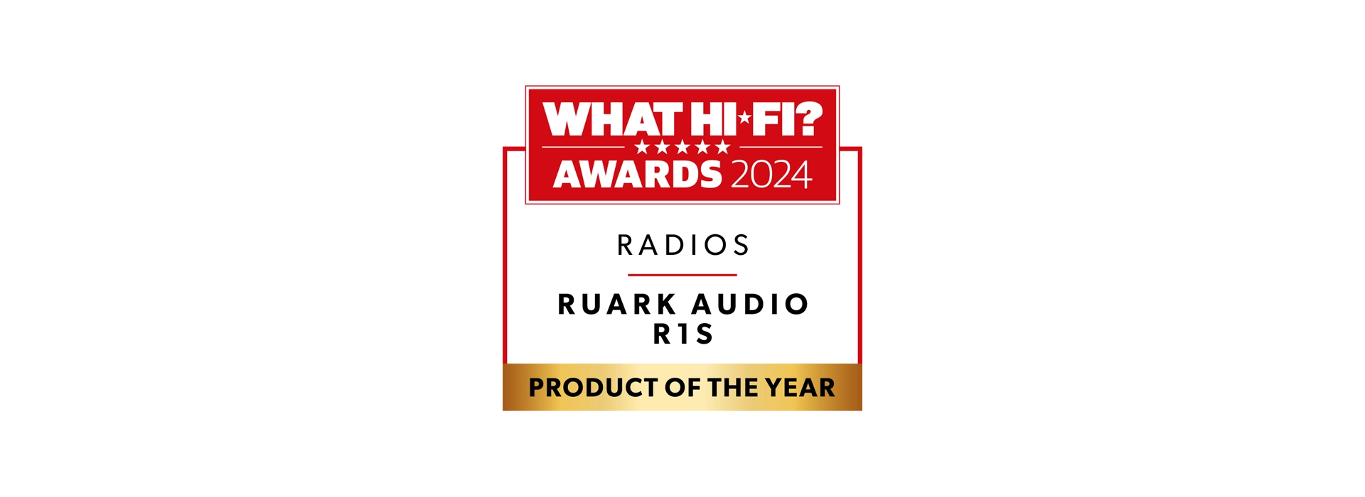 What Hi-Fi | Product of the Year 2024 | Ruark R1S