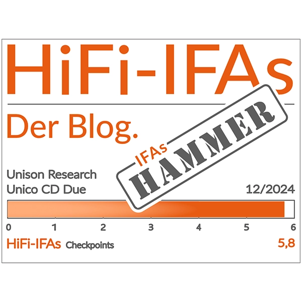 HiFi IFAs | Unison Unico CD Due | HAMMER