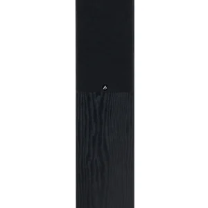 Fyne Audio F55E Black Ash, frontal mit Gitter
