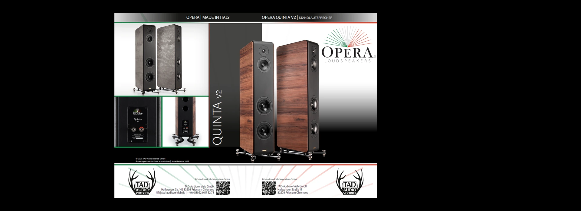 Opera | Classica V2 Serie | NEU!