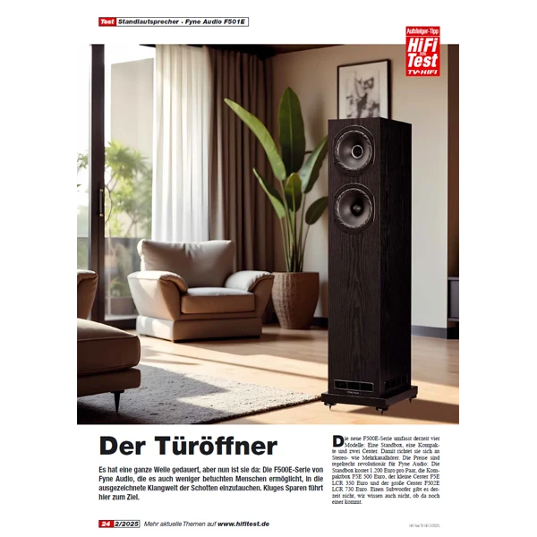hifitest.de | Fyne F501E im Test