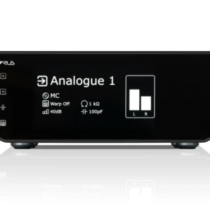 Cyrus PPA Phono Vorverstärker frontal abgebildet, das kontrastreiche Display gut sichtbar