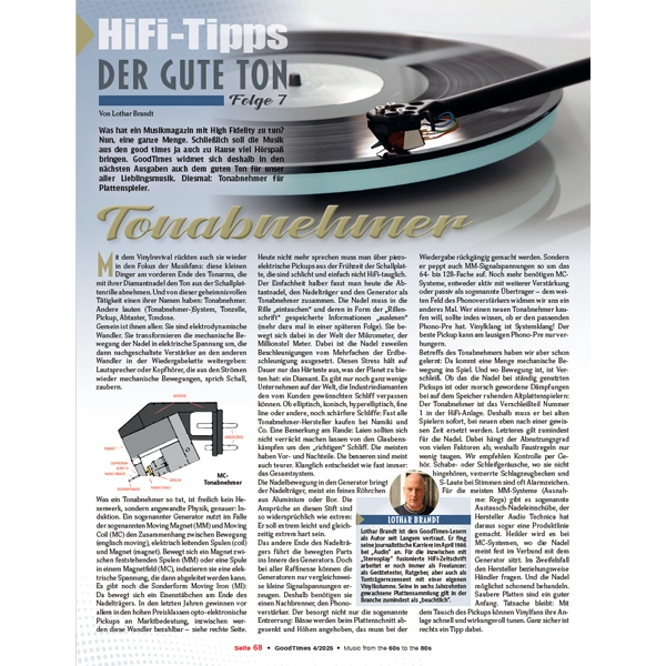 Good Times | Rega Nd3 Tonabnehmer-Tipp