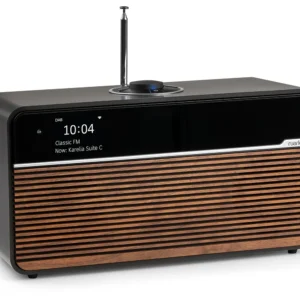 Ruark R2 MK4 Sea Mist espresso angle