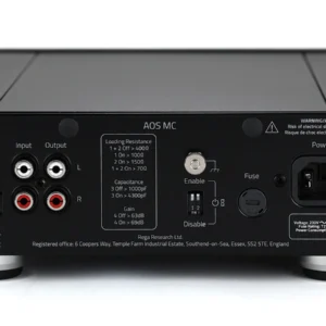 Rega Aos MC Vorverstärker Rückseite