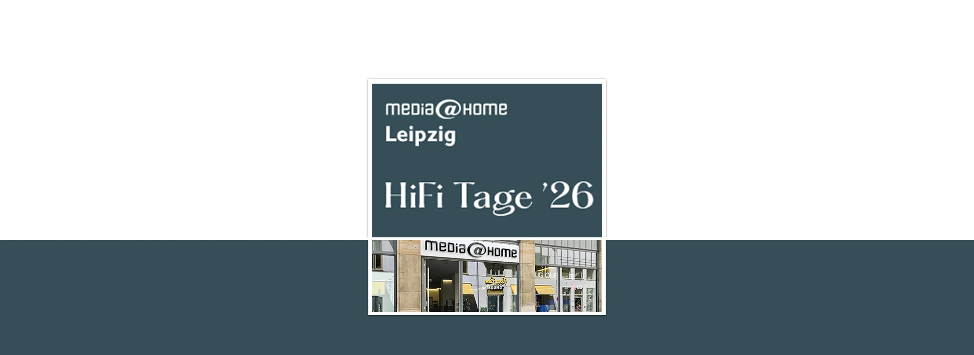 HiFi‑Produktpräsentation 28.-30.05.2026 bei media@home Schöne, Leipzig