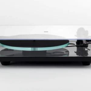 Rega Planar 3 schwarz mit Nd5 Tonabnehmer, Lid closed