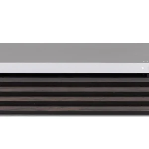 Ruark R-CD100 CD-Spieler Ebony frontal abgebildet, leicht angewinkelt