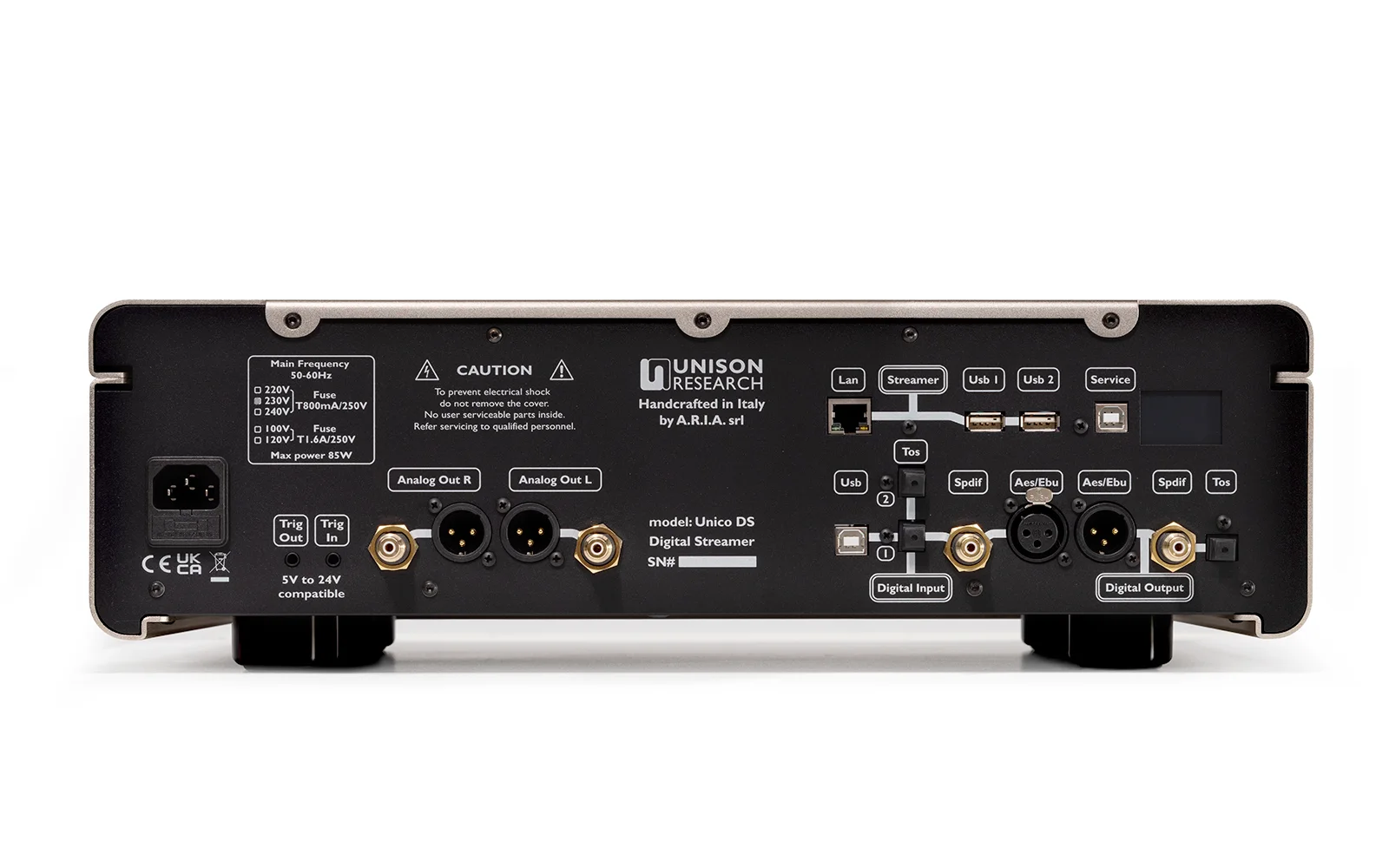 Unison Unico DS gold, back